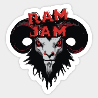 Ram Jam // 70s Vintage Music Fan Art Sticker